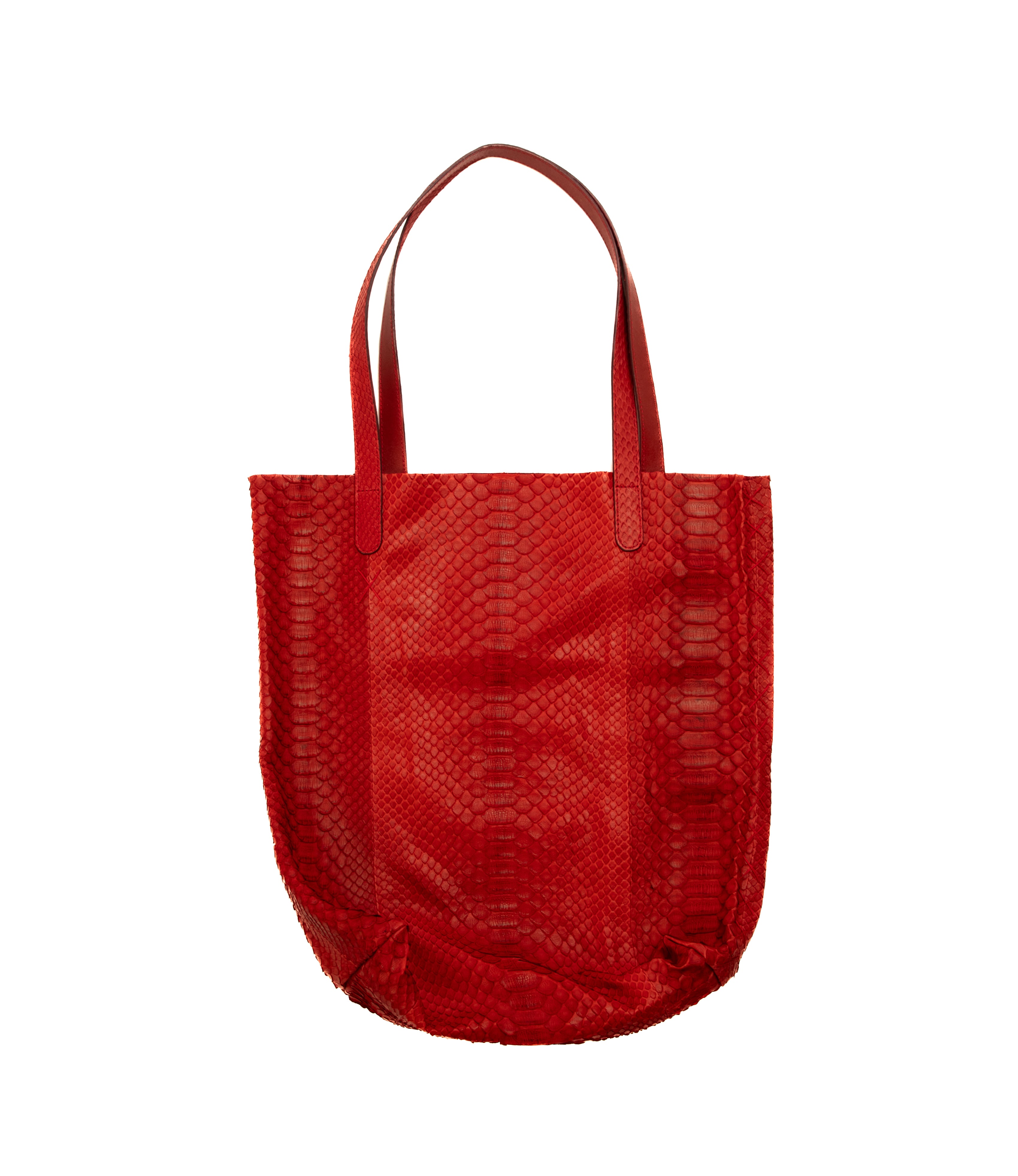 Violet x Grace Exclusive Red Python Tote at Violet x Grace Miami