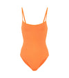 HUNZA G Pamela One Piece Swimsuit in Orange at Violet x Grace Miami