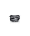 shay orbit ring black gold and white diamonds