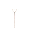 lariat white diamond baguette necklace Shay