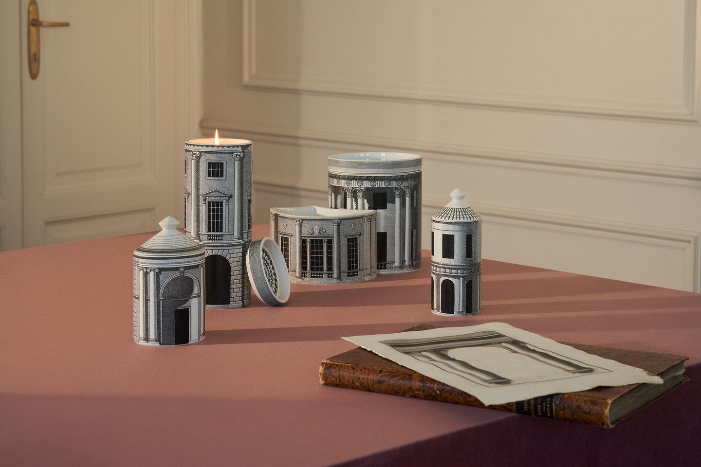 NEL MENTRE Architettura Decor - Immaginazione Fragrance, Set of three scented Candles
