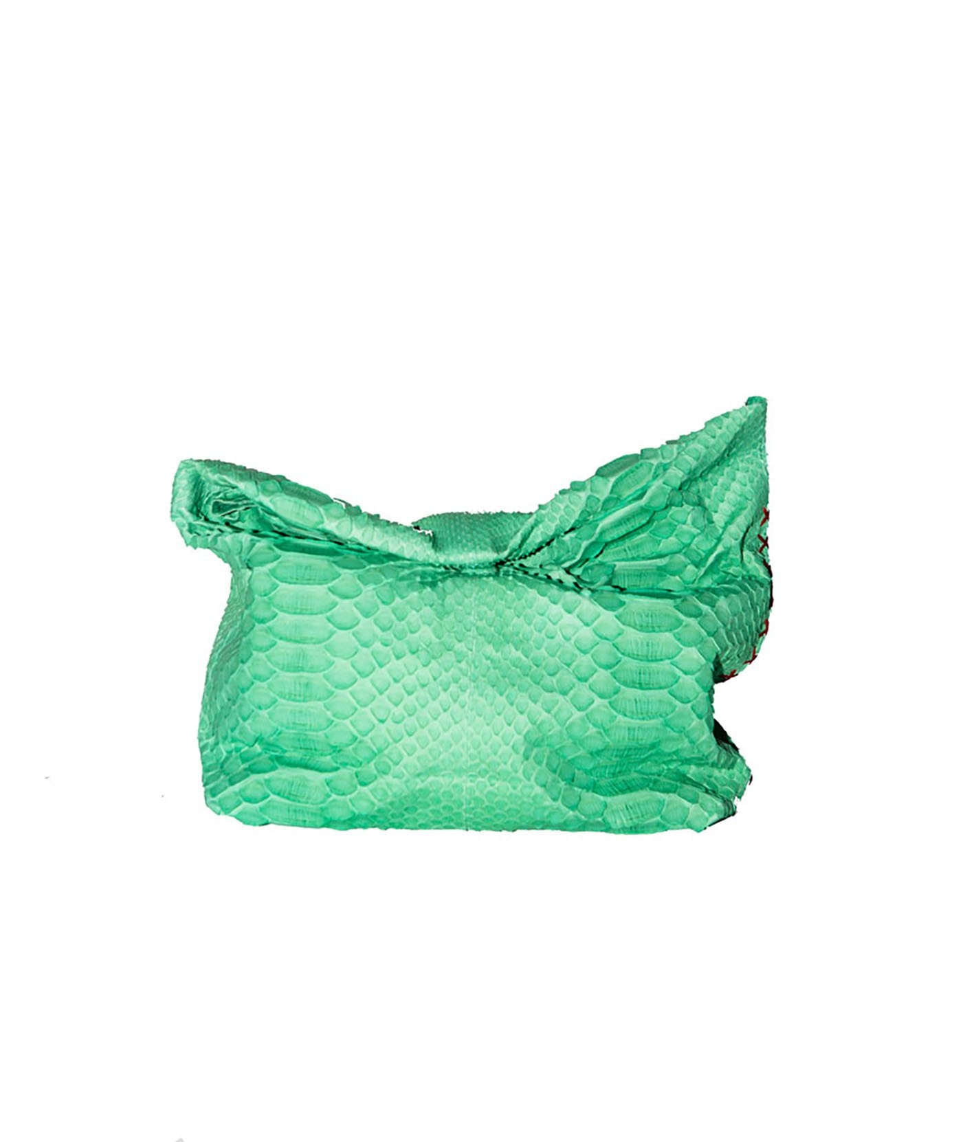 Violet x Grace Python Clutch Lt Green at Violet x Grace Miami