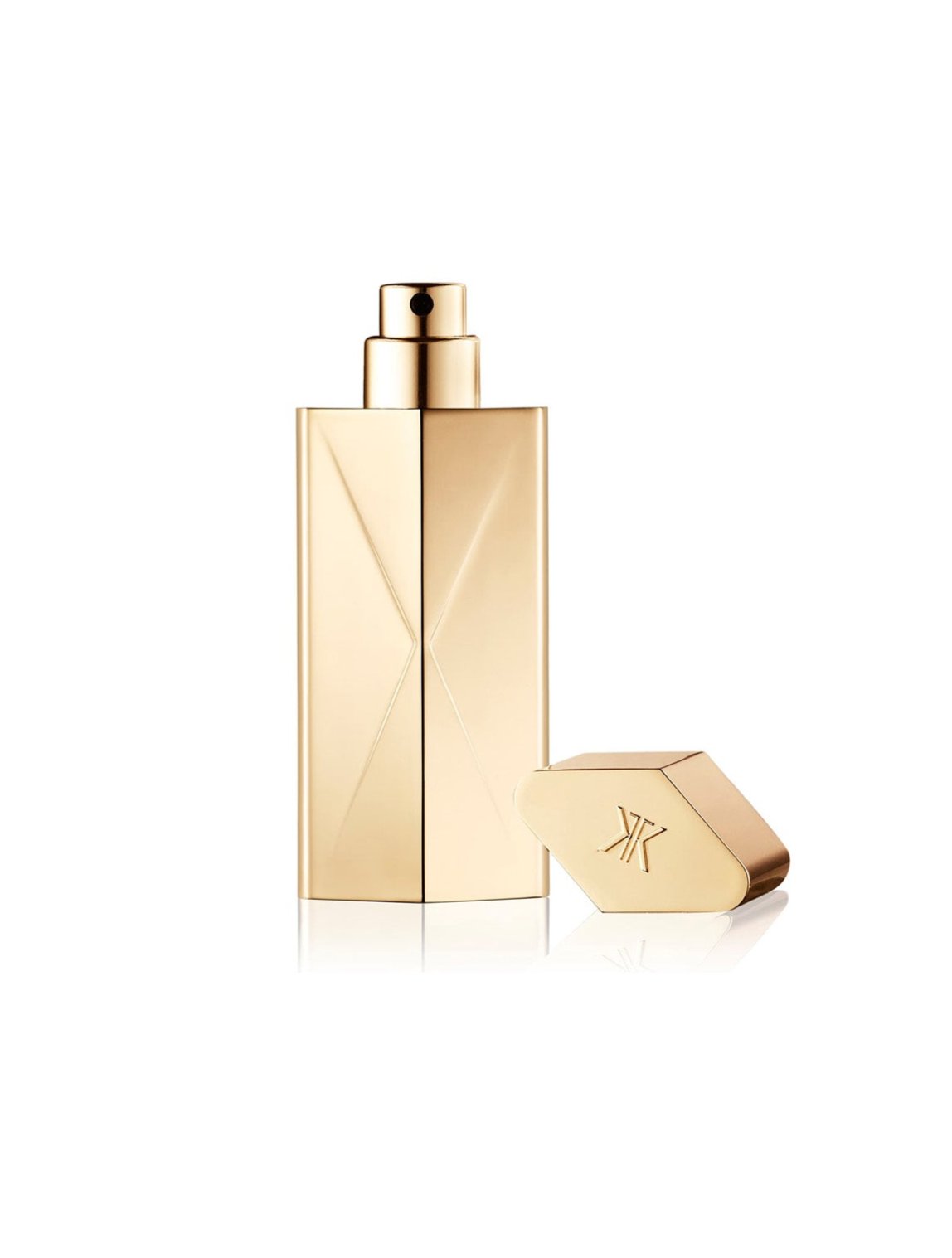 Maison Francis Kurkdjian MFK GLOBE TROTTER TRAVEL SPRAY CASE GOLD OS at Violet X Grace Miami